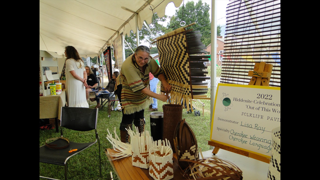 Cherokee Weaving & Language